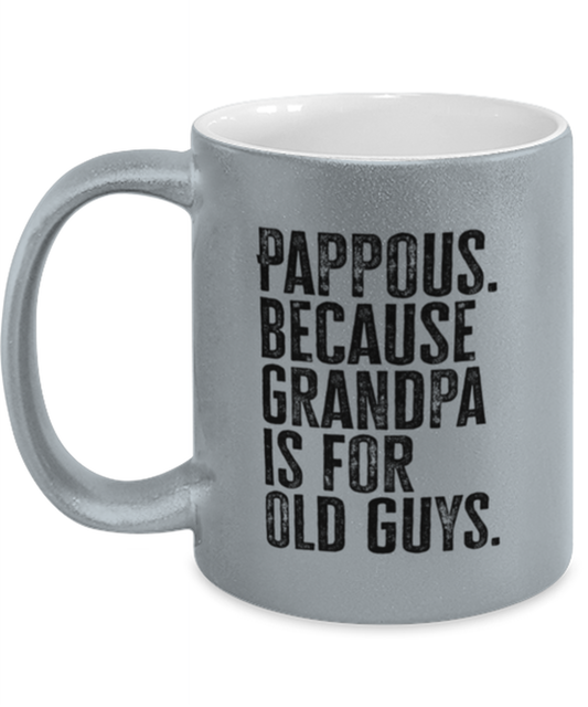 Pappous New Grandpa Fathers Day Grandfather Funny Mug, Coffee Cup, Unique Gag Idea, Him Her