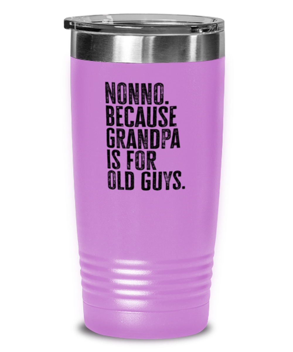 Nonno New Italian Grandpa Fathers Day Grandfather Funny Travel Mug, Tumbler Coffee Cup, Unique Gag Idea, Him Her