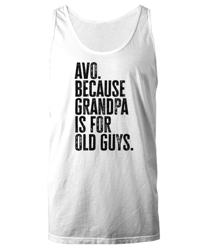 Avo New Grandpa Fathers Day Grandfather Funny Unisex Tank Top, Gifts, Jumper Shirt, Unique Gag Idea, Him Her