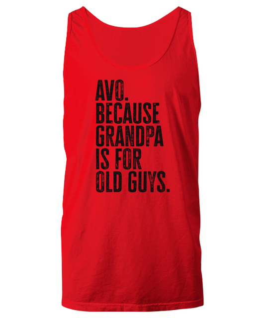 Avo New Grandpa Fathers Day Grandfather Funny Unisex Tank Top, Gifts, Jumper Shirt, Unique Gag Idea, Him Her