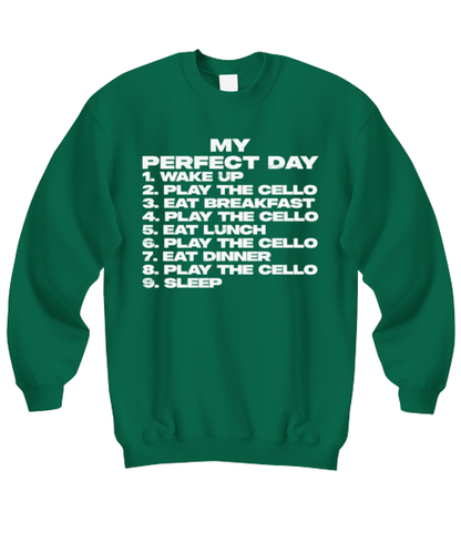 Cello Player Cellist Lover Funny Sweatshirt, Sweater Shirt, Gifts, Jumper, Unique Gag Idea, Men