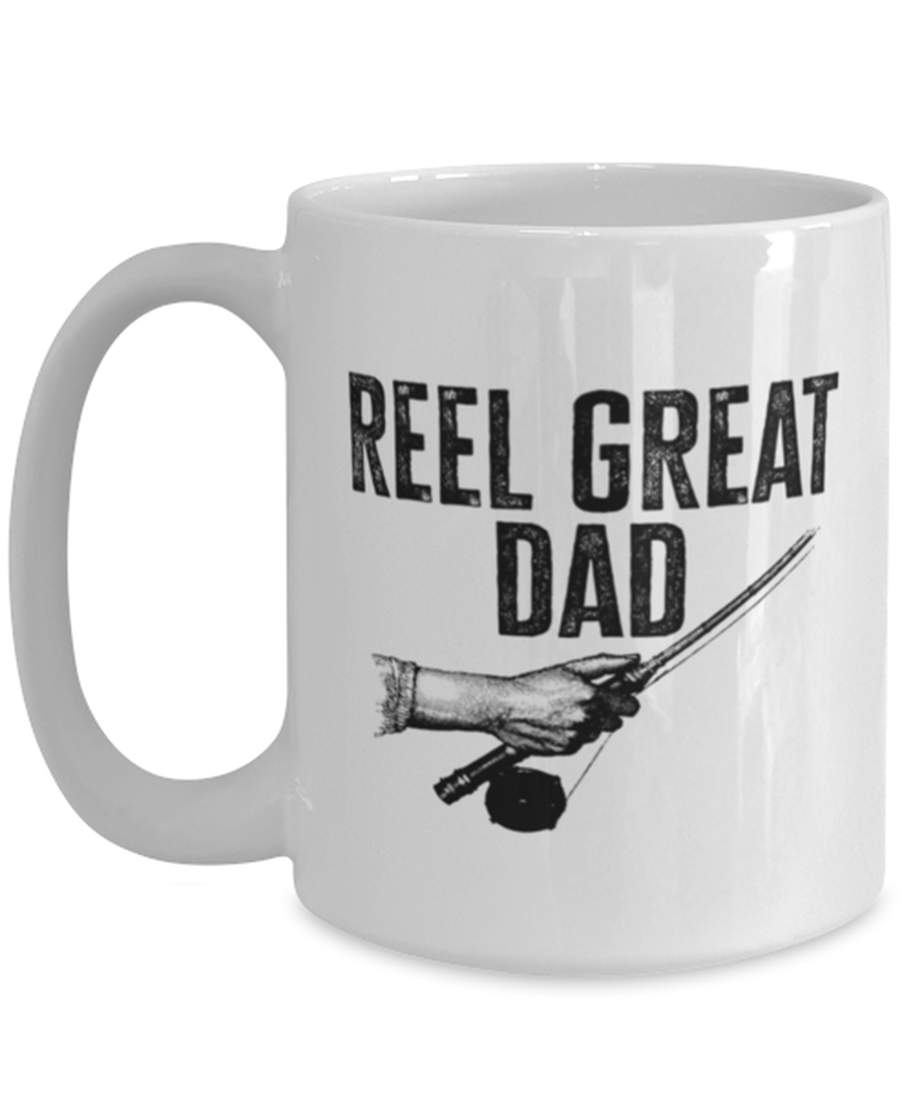 Fishing Lover Dad Fathers Day Fish Funny Mug, Gifts, Coffee Cup, Unique Gag Idea, Men Women