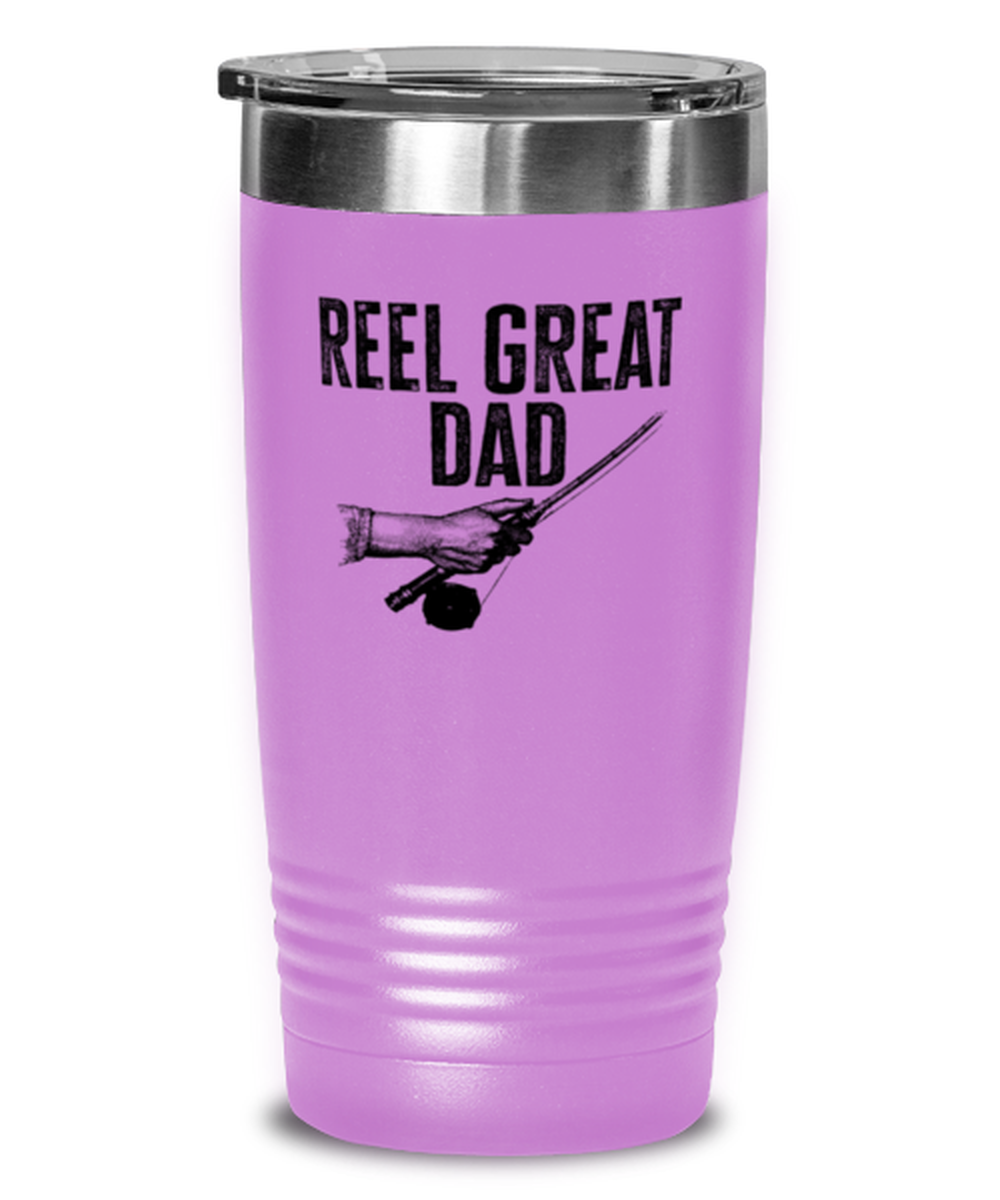 Fishing Lover Dad Fathers Day Fish Funny Travel Mug, Gifts, Tumbler, Water and Coffee Cup, Unique Gag Idea, Men Women