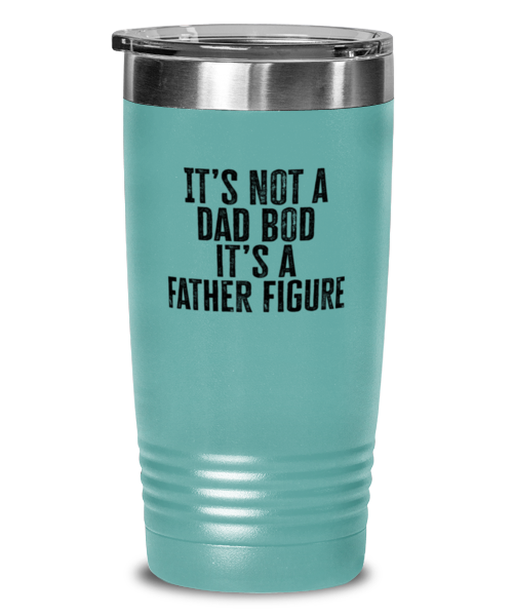 Dad Bod Fathers Day Daddy Papa Papi Funny Travel Mug, Gifts, Tumbler, Water and Coffee Cup, Unique Gag Idea, Men Women