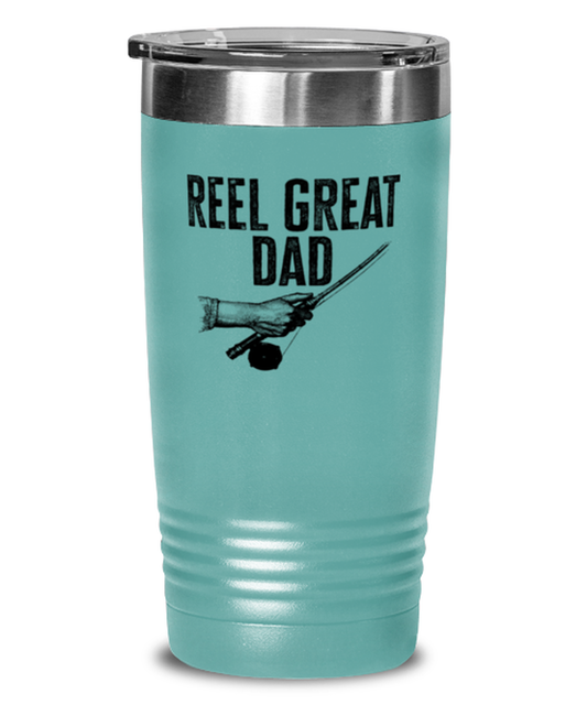 Fishing Lover Dad Fathers Day Fish Funny Travel Mug, Gifts, Tumbler, Water and Coffee Cup, Unique Gag Idea, Men Women