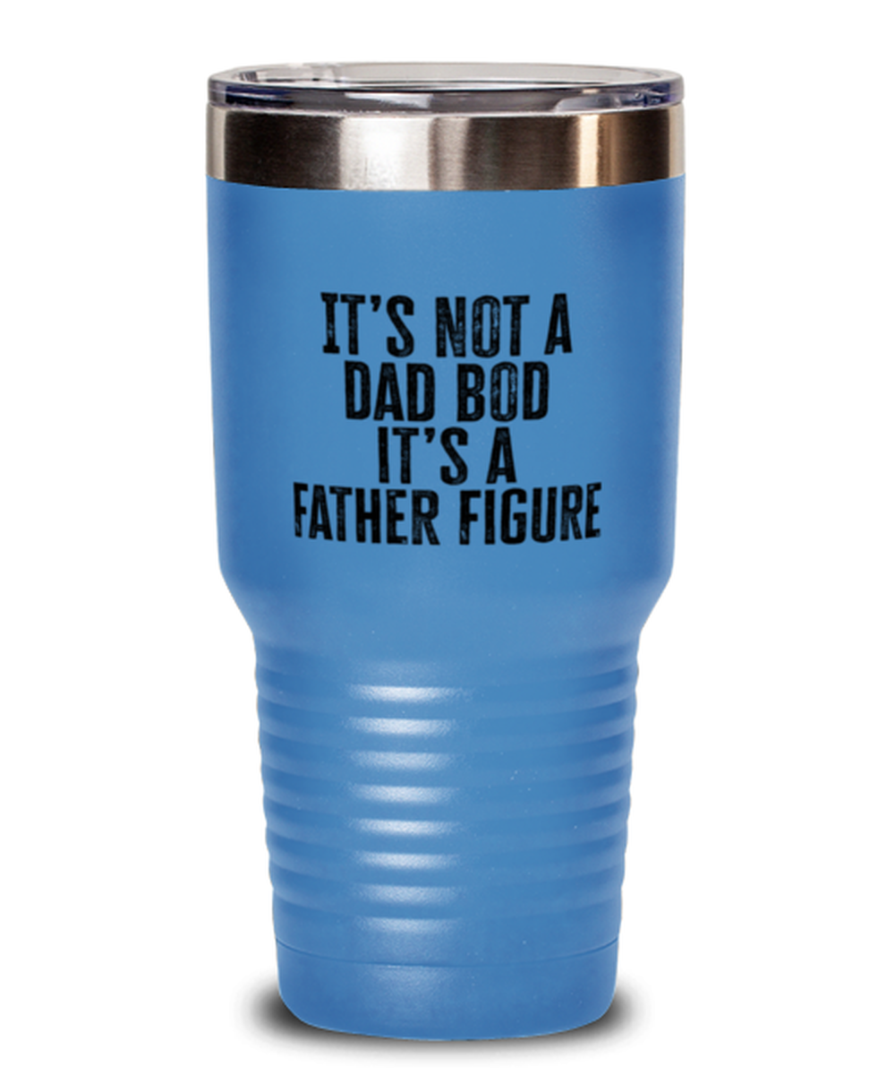 Dad Bod Fathers Day Daddy Papa Papi Funny Travel Mug, Gifts, Tumbler, Water and Coffee Cup, Unique Gag Idea, Men Women