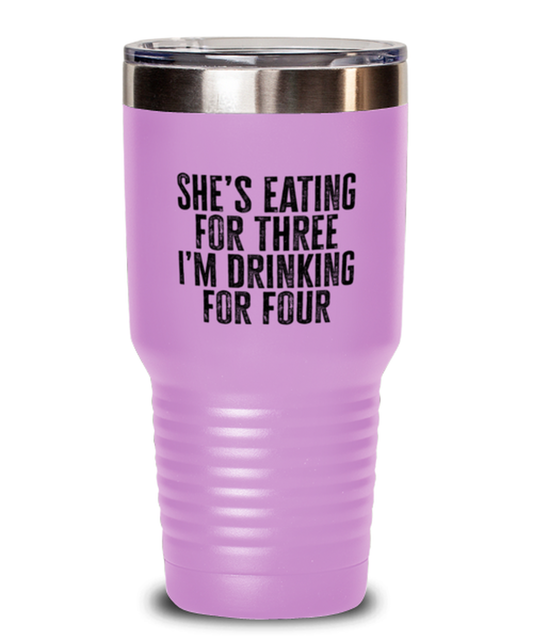 Dad of Twins New Fathers Day Daddy Papa Papi Funny Travel Mug, Gifts, Tumbler, Water and Coffee Cup, Unique Gag Idea, Men Women