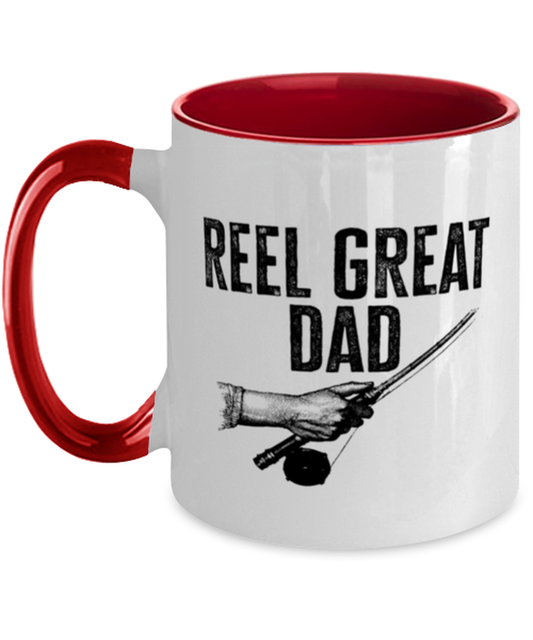 Fishing Lover Dad Fathers Day Fish Funny Mug, Gifts, Coffee Cup, Unique Gag Idea, Men Women