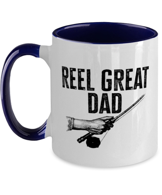 Fishing Lover Dad Fathers Day Fish Funny Mug, Gifts, Coffee Cup, Unique Gag Idea, Men Women