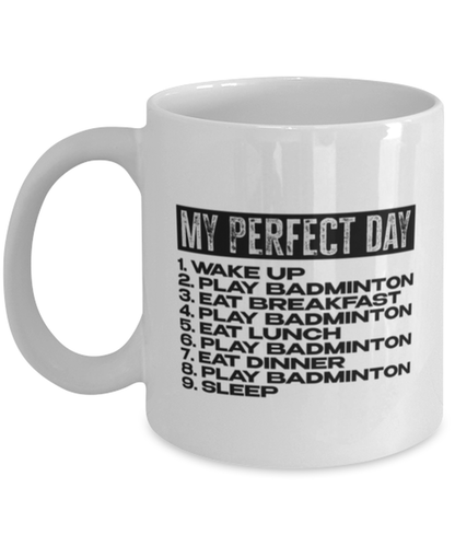 Badminton Player Lover Coach  Funny Coffee Mug, Gifts, Cup, Office Home Decor, Unique Gag Idea, Men Women