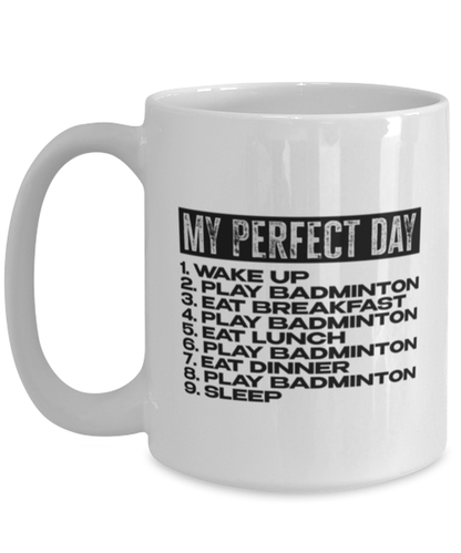 Badminton Player Lover Coach  Funny Coffee Mug, Gifts, Cup, Office Home Decor, Unique Gag Idea, Men Women