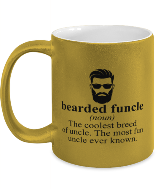 Bearded Uncle Beard Cool Brother Funny Coffee Mug, Gifts, Cup, Office Home Decor, Unique Gag Idea, Men Women