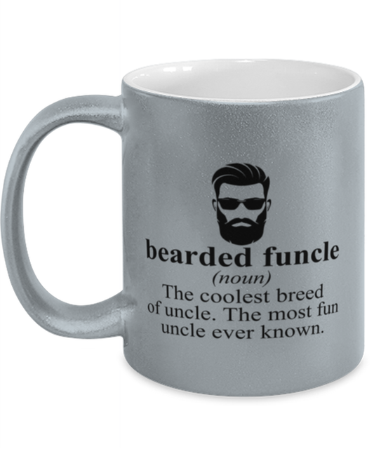 Bearded Uncle Beard Cool Brother Funny Coffee Mug, Gifts, Cup, Office Home Decor, Unique Gag Idea, Men Women