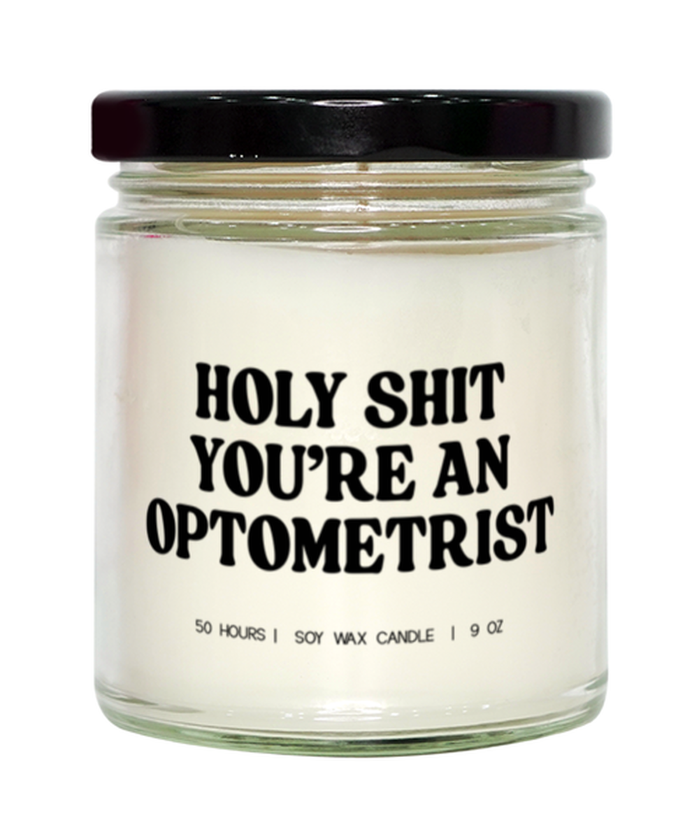 Optometrist Eye Future Doctor Graduation Doctorate PhD Funny Candle, Gifts, Scented, Home Office Decor, Unique Gag Idea, Men Women