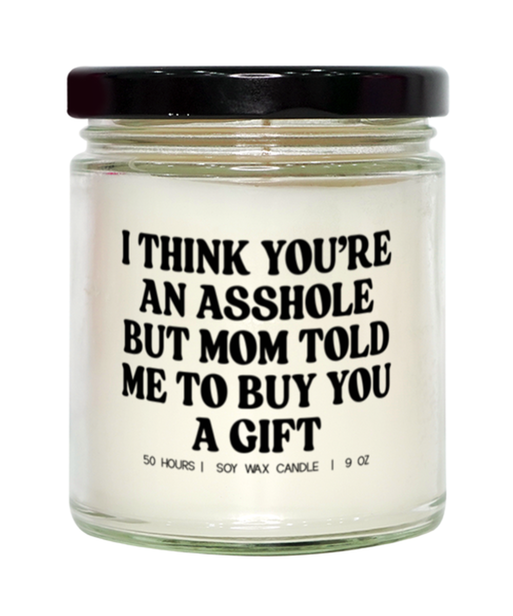 Sibling Brother Sister Christmas Birthday Funny Candle, Gifts, Scented, Home Office Decor, Unique Gag Idea, Men Women