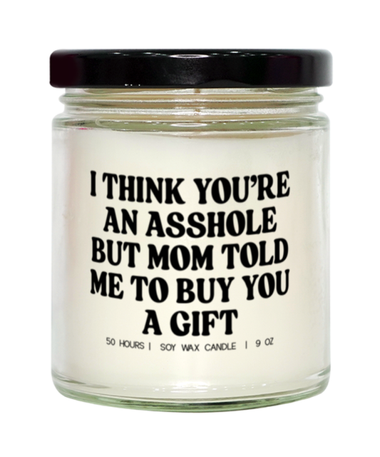 Sibling Brother Sister Christmas Birthday Funny Candle, Gifts, Scented, Home Office Decor, Unique Gag Idea, Men Women