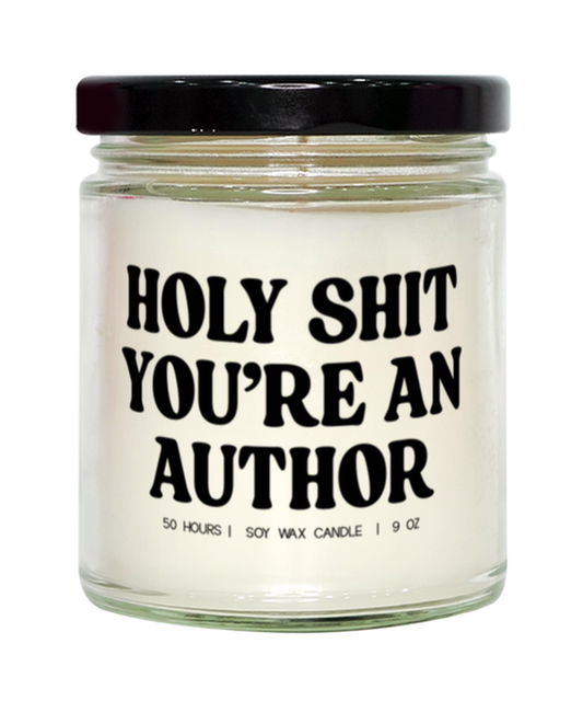 Author Writer Writing a Book Novelist Funny Candle, Gifts, Scented, Home Office Decor, Unique Gag Idea, Men Women