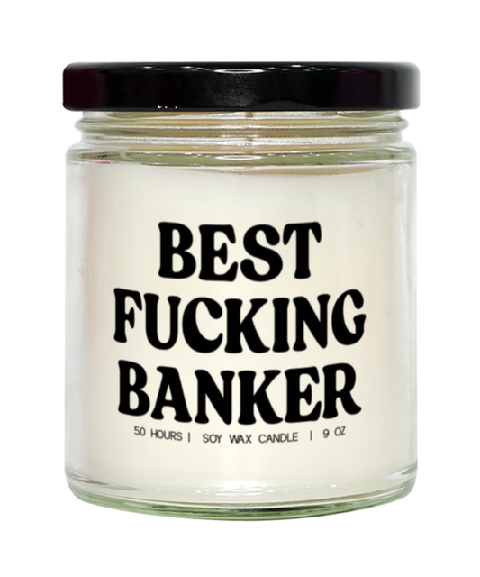 Banker Funny Candle, Gifts, Scented, Home Office Decor, Unique Gag Idea, Men Women