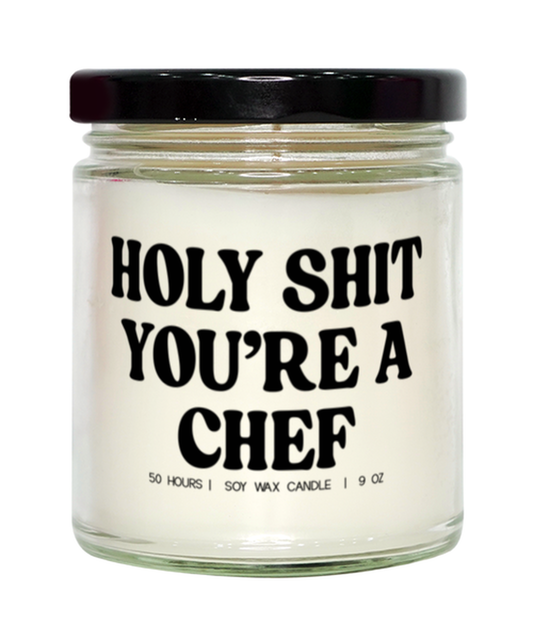 Chef  Funny Candle, Gifts, Scented, Home Office Decor, Unique Gag Idea, Men Women