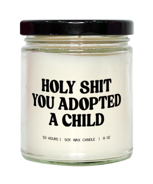 Child Adoption Mom Dad to Be Adopting Funny Candle, Gifts, Scented, Home Office Decor, Unique Gag Idea, Men Women