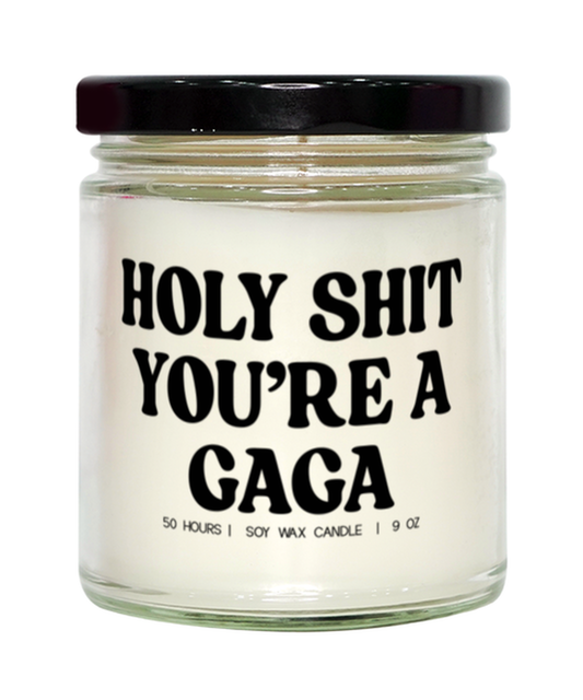 Gaga Grandma New Mom Mother's Day Funny Candle, Gifts, Scented, Home Office Decor, Unique Gag Idea, Men Women