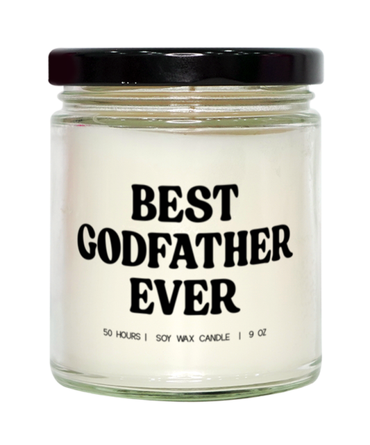 Godfather Appreciation Birthday Funny Candle, Gifts, Scented, Home Office Decor, Unique Gag Idea, Men Women