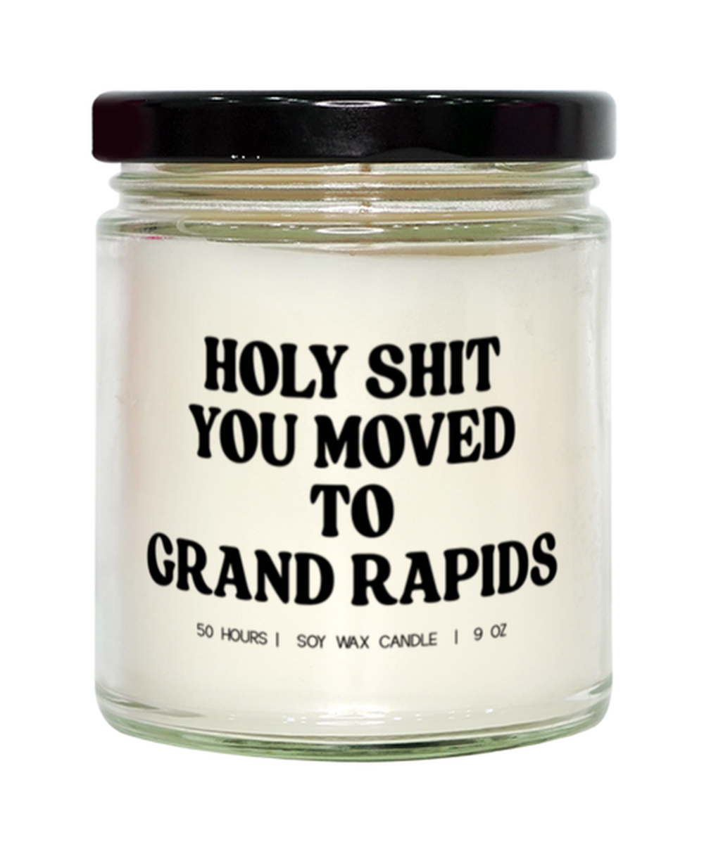 Moving to Grand Rapids New House from Real Estate Agent Closing Home Funny Candle, Gifts, Scented, Home Office Decor, Unique Gag Idea, Men Women