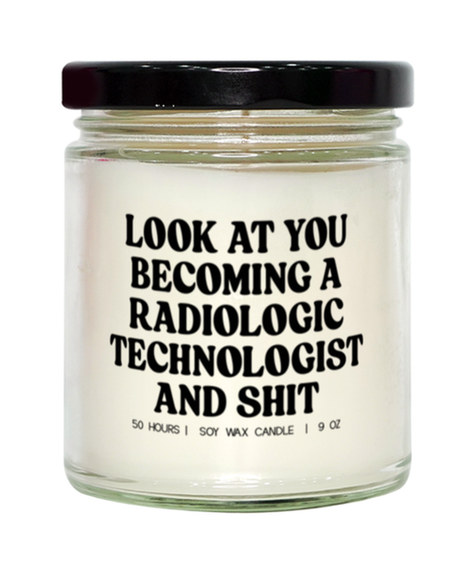 Radiologic Technologist Xray Tech Graduation  Funny Candle, Gifts, Scented, Home Office Decor, Unique Gag Idea, Men Women