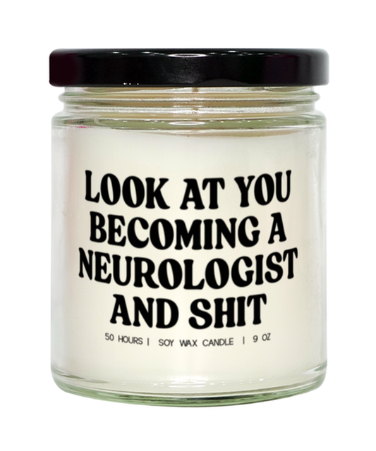 Neurology Neurologist Graduation Funny Candle, Gifts, Scented, Home Office Decor, Unique Gag Idea, Men Women