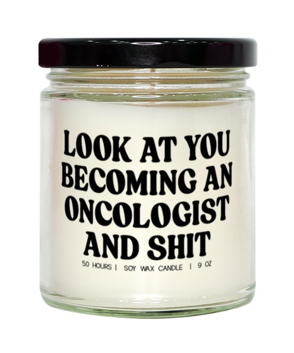 Oncology Oncologist Graduation Funny Candle, Gifts, Scented, Home Office Decor, Unique Gag Idea, Men Women