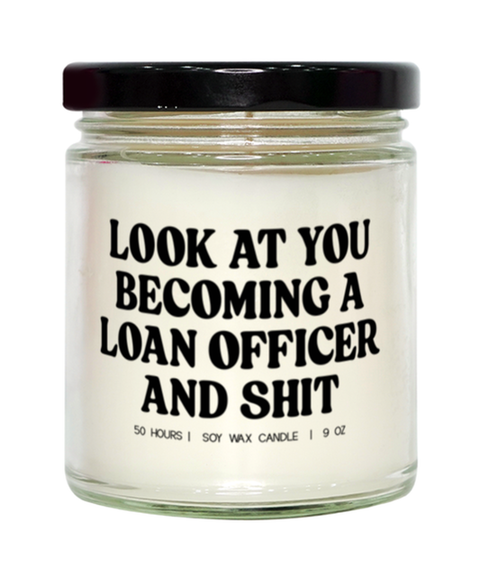 Loan Officer Funny Candle, Gifts, Home Office Decor, Unique Gag Idea, Him Her