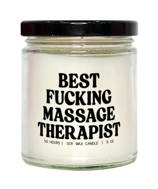 Massage Therapist Graduation Funny Candle, Gifts, Home Office Decor, Unique Gag Idea, Him Her