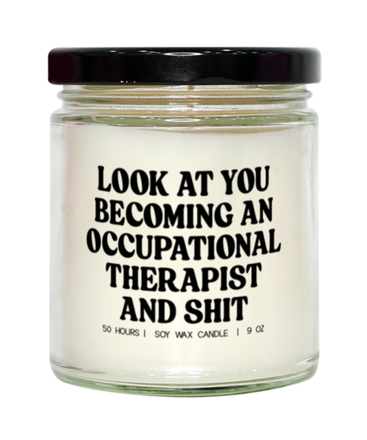 Occupational Therapist Graduation Funny Candle, Gifts, Home Office Decor, Unique Gag Idea, Him Her