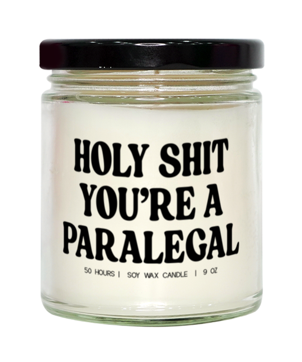 Paralegal Graduation Funny Candle, Gifts, Home Office Decor, Unique Gag Idea, Him Her