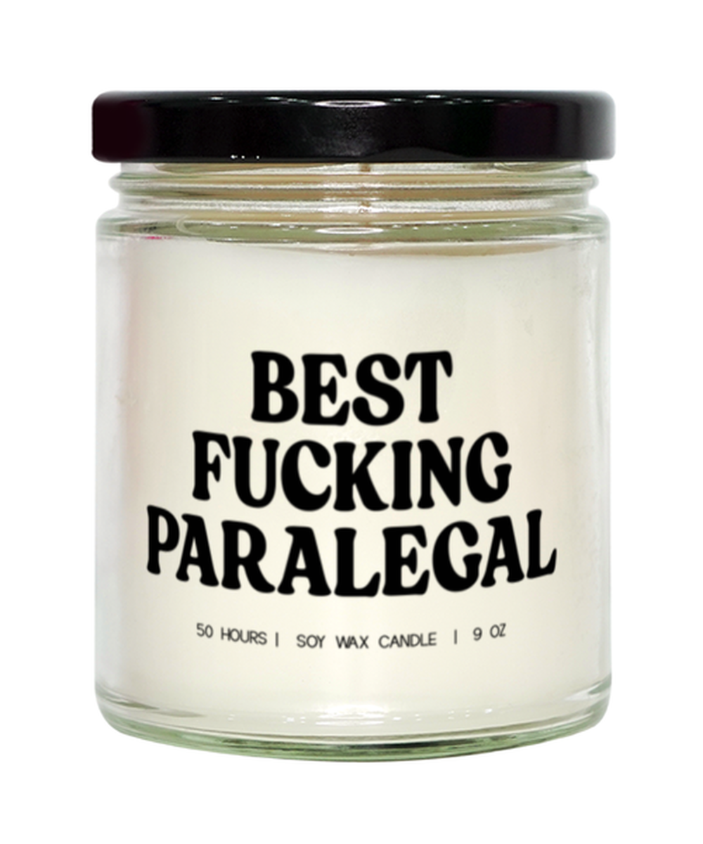 Paralegal Graduation Funny Candle, Gifts, Home Office Decor, Unique Gag Idea, Him Her