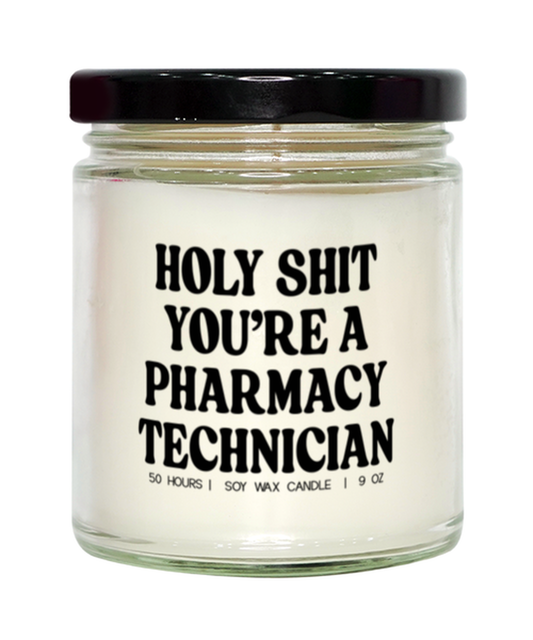 Pharmacy Technician Graduation Funny Candle, Gifts, Home Office Decor, Unique Gag Idea, Him Her