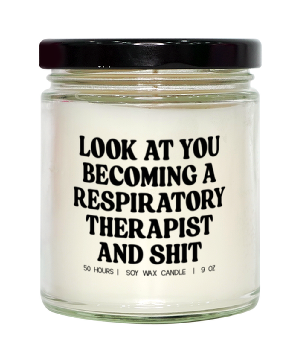 Respiratory Therapist Graduation Funny Candle, Gifts, Home Office Decor, Unique Gag Idea, Him Her