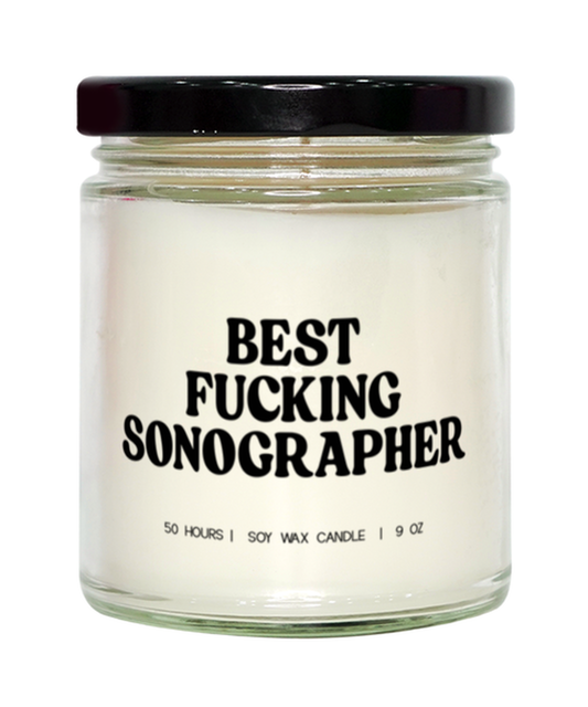 Sonography Sonographer Graduation Funny Candle, Gifts, Home Office Decor, Unique Gag Idea, Him Her