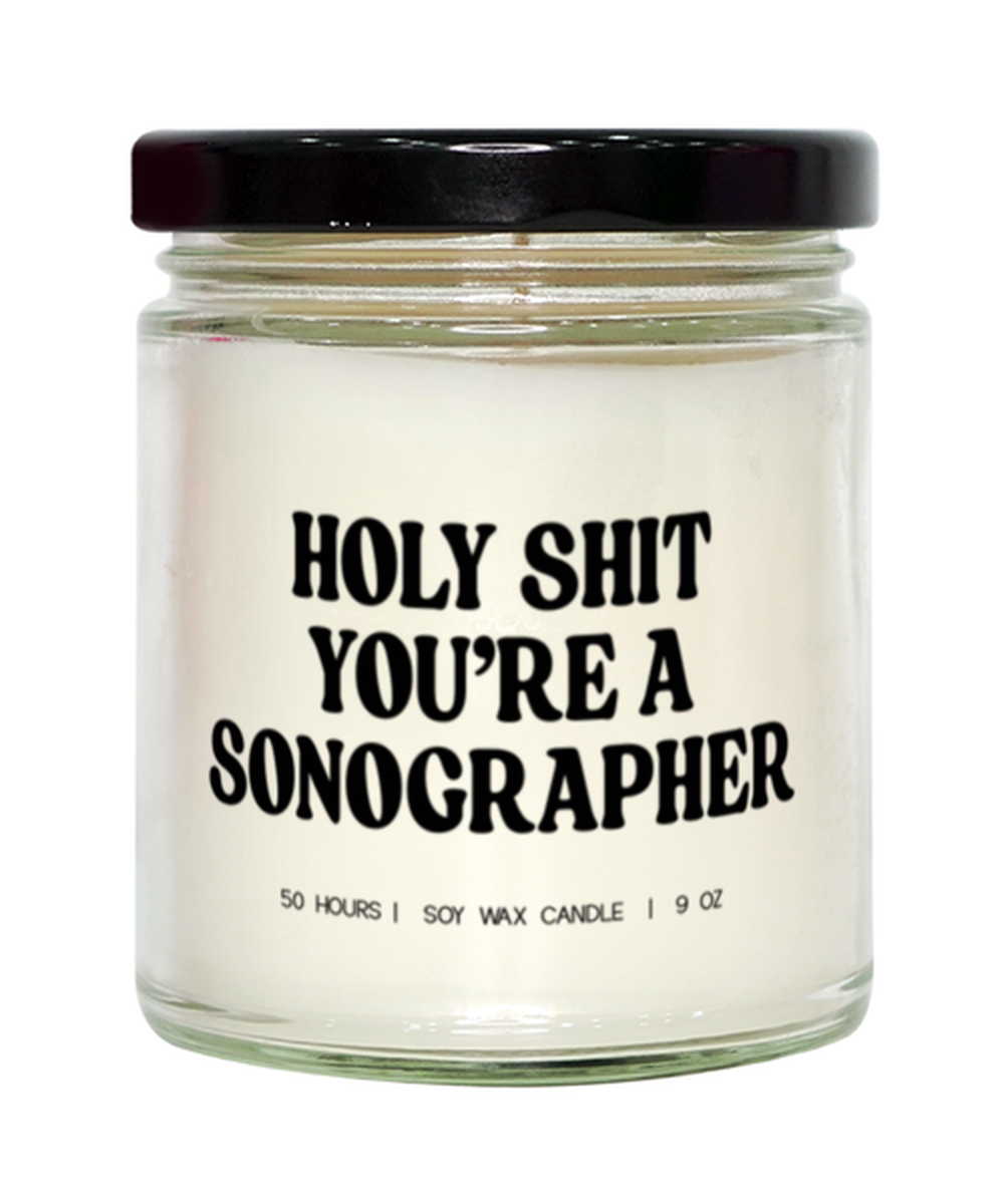 Sonography Sonographer Graduation Funny Candle, Gifts, Home Office Decor, Unique Gag Idea, Him Her