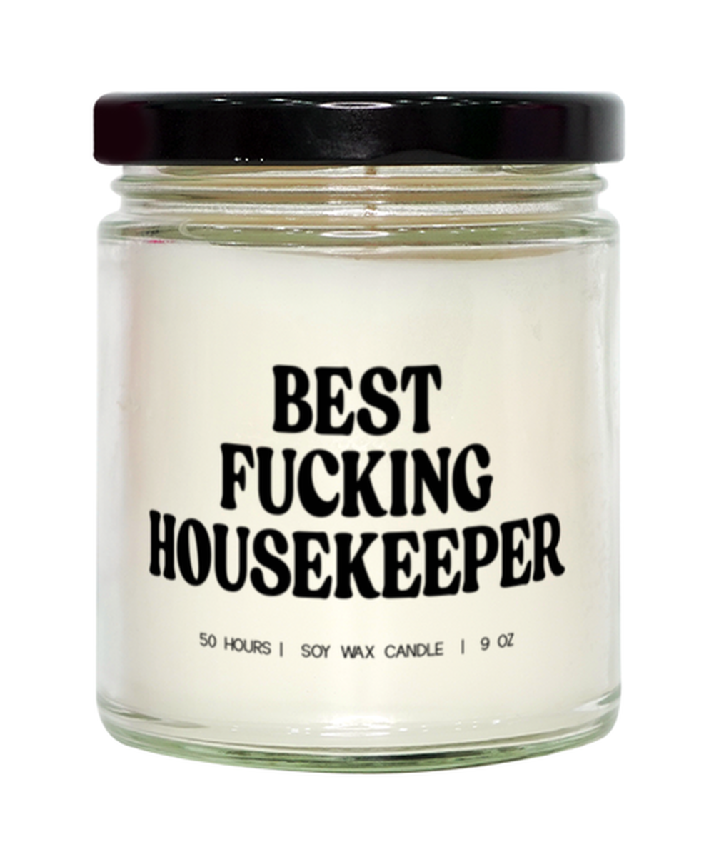 Housekeeper Funny Candle, Gifts, Home Office Decor, Unique Gag Idea, Him Her