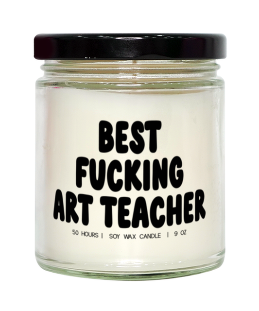 Art teacher Graduation Funny Candle, Gifts, Home Office Decor, Unique Gag Idea, Him Her