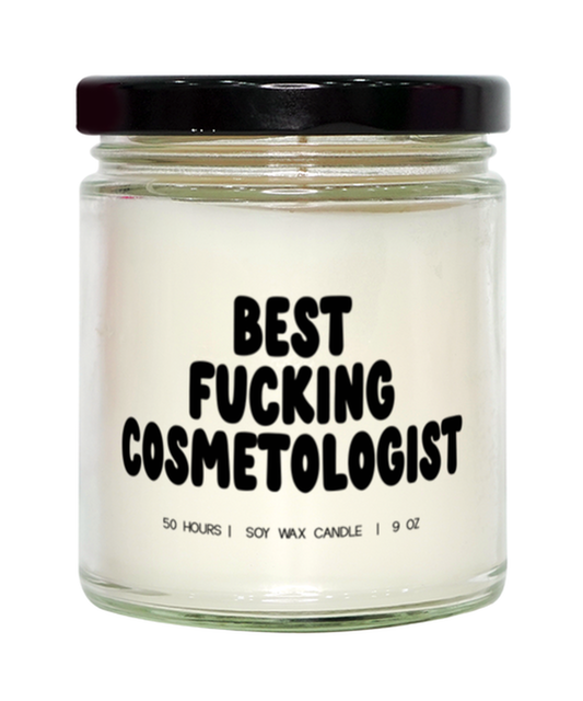 Cosmetologist Cosmetology Graduation Funny Candle, Gifts, Home Office Decor, Unique Gag Idea, Him Her