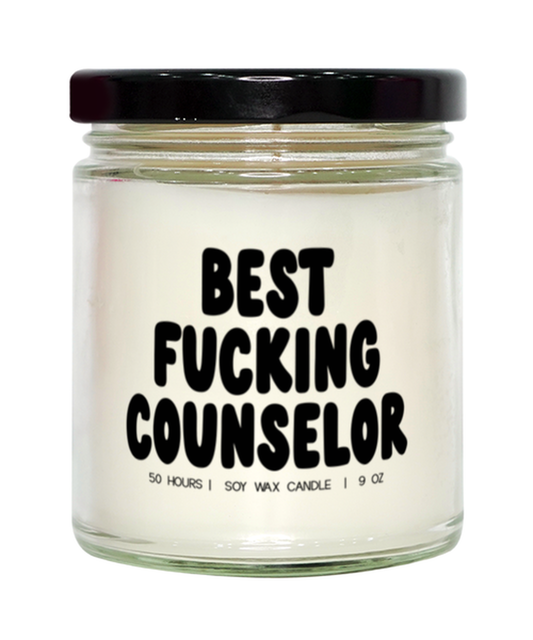 Counselor Graduation Funny Candle, Gifts, Home Office Decor, Unique Gag Idea, Him Her