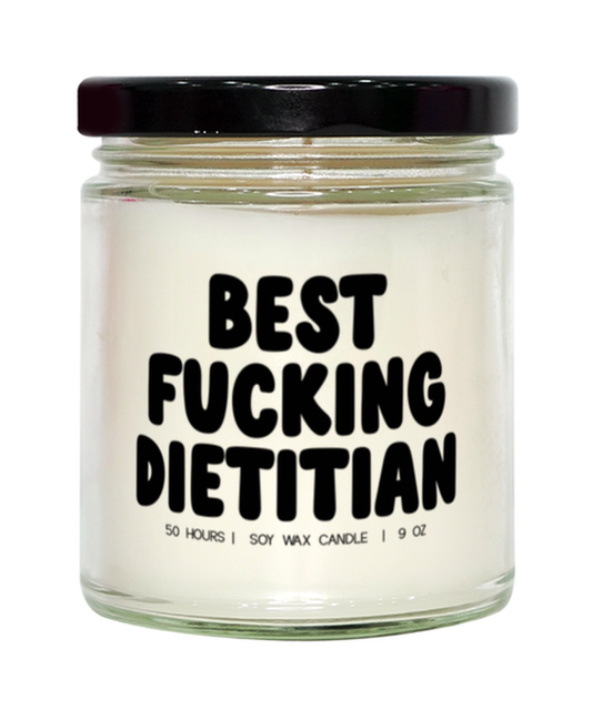 Dietitian Graduation Funny Candle, Gifts, Home Office Decor, Unique Gag Idea, Him Her