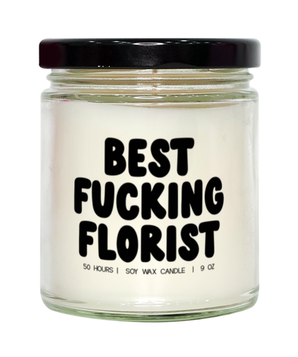 Florist Funny Candle, Gifts, Home Office Decor, Unique Gag Idea, Him Her