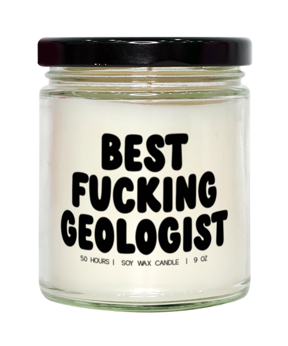 Geologist Geology Graduation Funny Candle, Gifts, Home Office Decor, Unique Gag Idea, Him Her