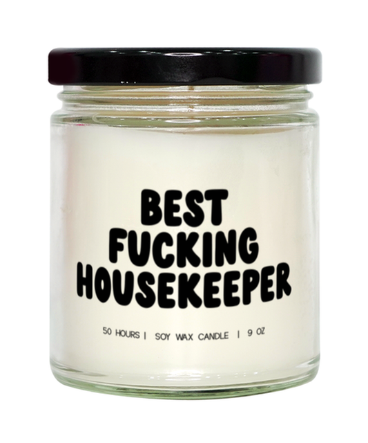 Housekeeper Funny Candle, Gifts, Home Office Decor, Unique Gag Idea, Him Her