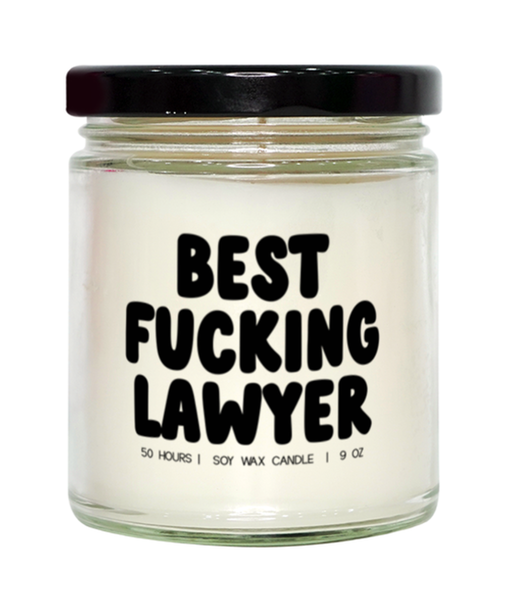 Lawyer Graduation Funny Candle, Gifts, Home Office Decor, Unique Gag Idea, Him Her