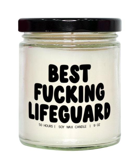 Lifeguard Funny Candle, Gifts, Home Office Decor, Unique Gag Idea, Him Her