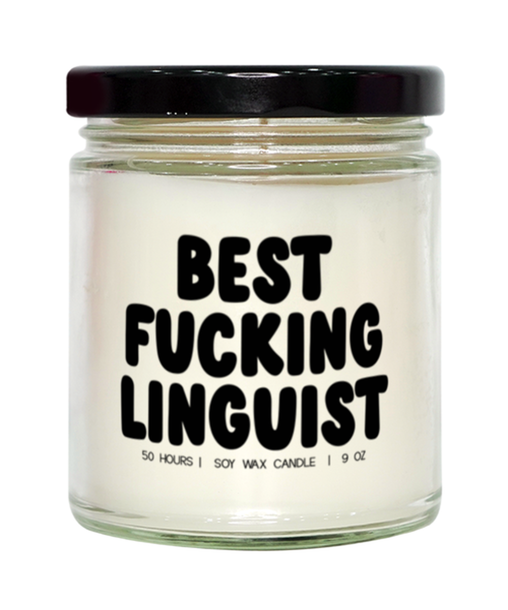 Linguist Graduation Funny Candle, Gifts, Home Office Decor, Unique Gag Idea, Him Her